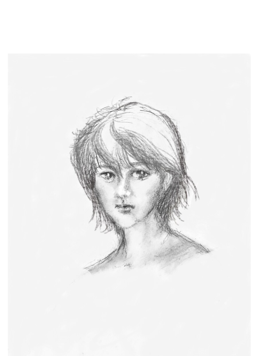 えんぴつ手描きで似顔絵を作成します あなたの愛する人の姿を温もりのある鉛筆画で残しませんか？ イメージ1
