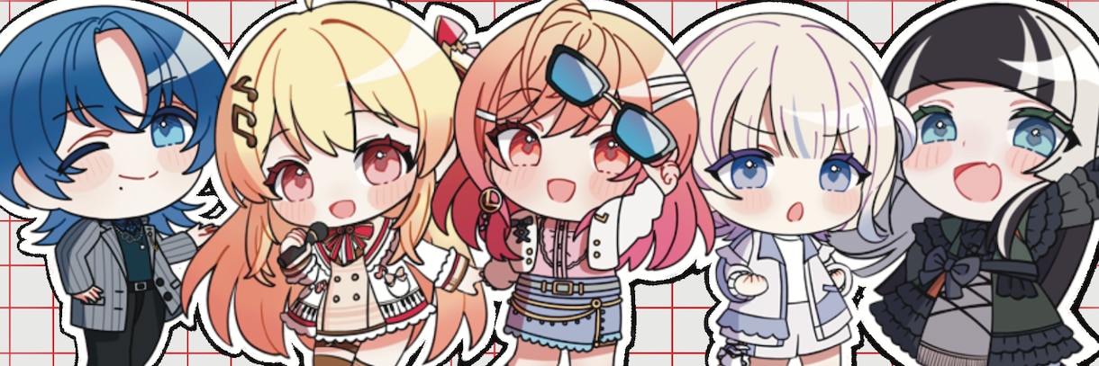 アイコンや立ち絵等に使えるミニキャラを描きます オリジナルキャラクターの可愛いミニキャライラストを描きます！ イメージ2