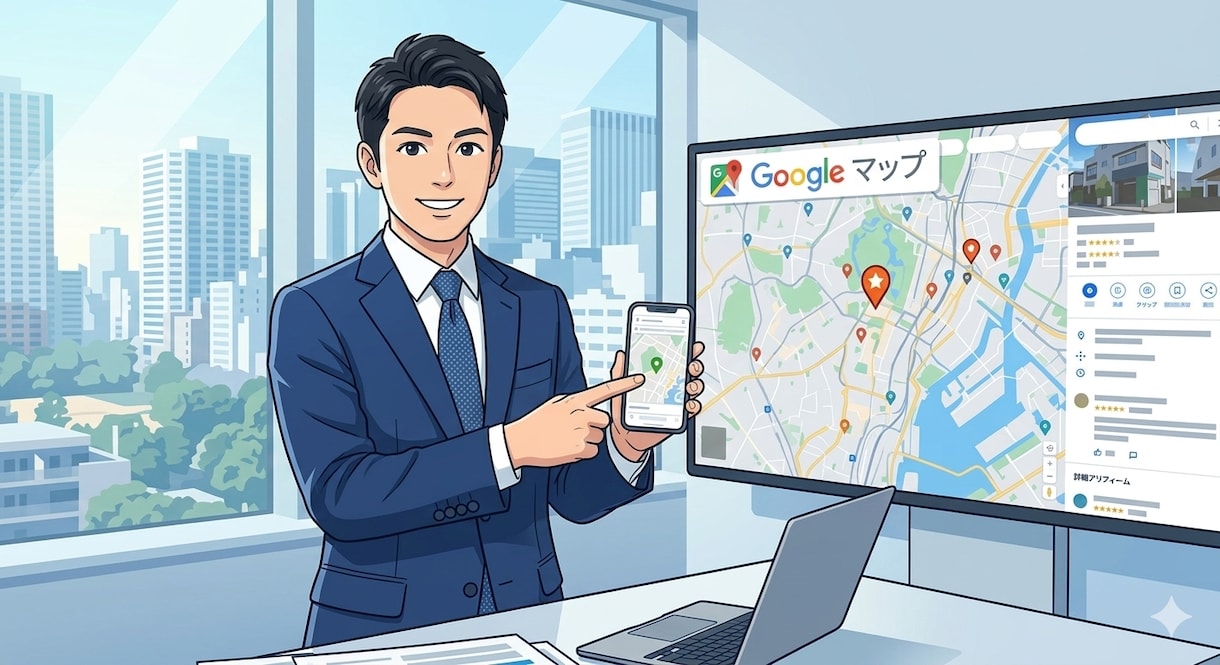Googleマップ物件登録・最適化！空室対策します 丸投げOK！不動産オーナー向けGoogleマップ掲載代行です イメージ1