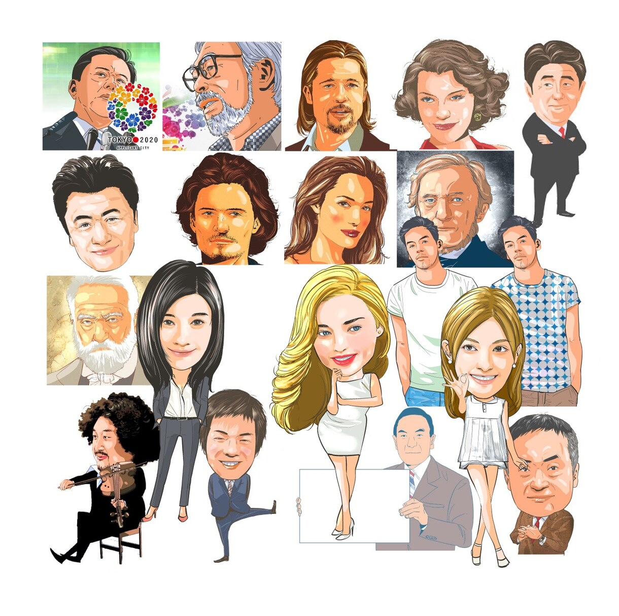 似顔絵描きます 3000人以上の似顔絵を作成してきました！ イメージ3