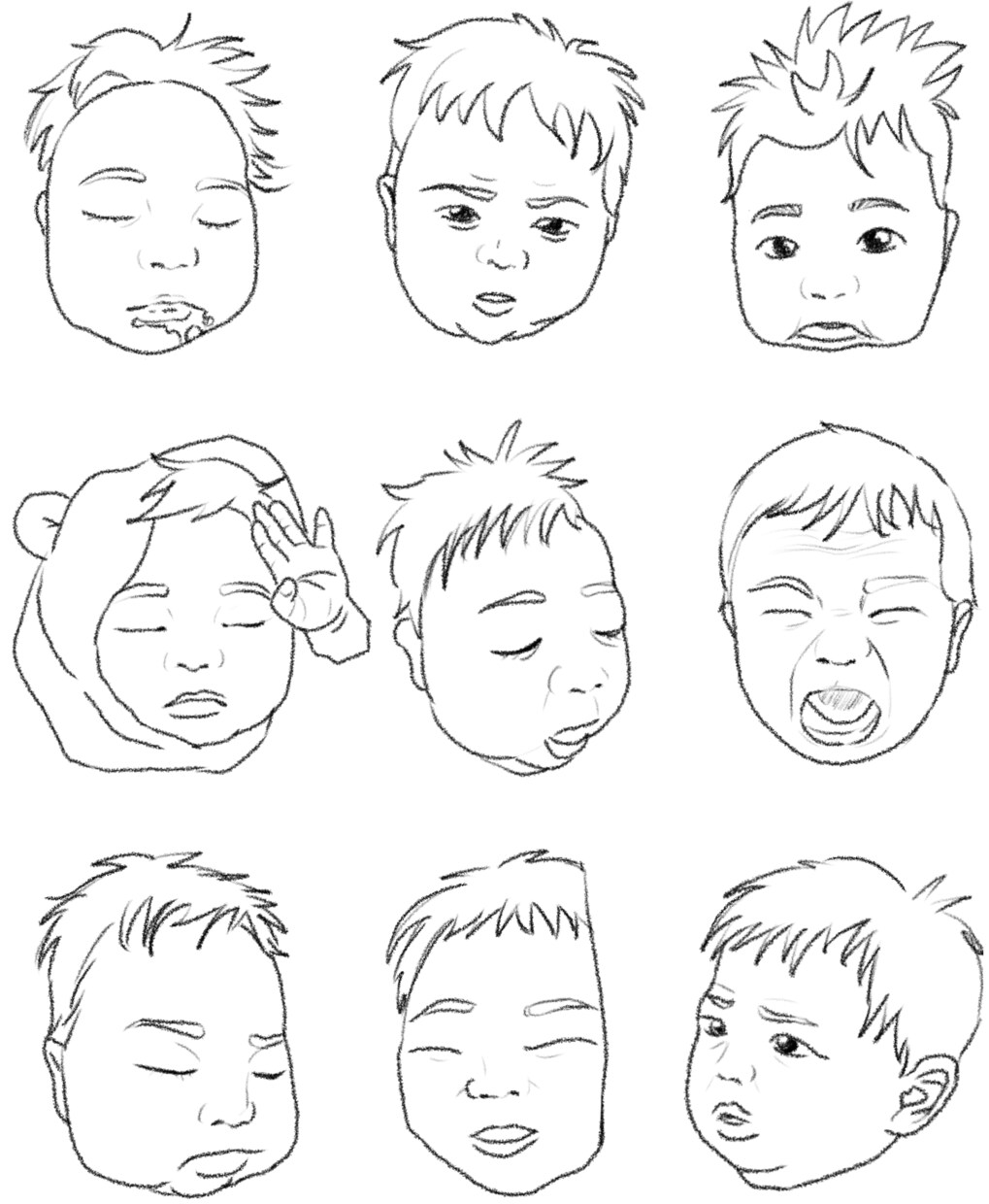 思い出の写真を元にあなただけの似顔絵を描きます 思い出の写真を元に作成するため、あなたらしさを残せます イメージ4
