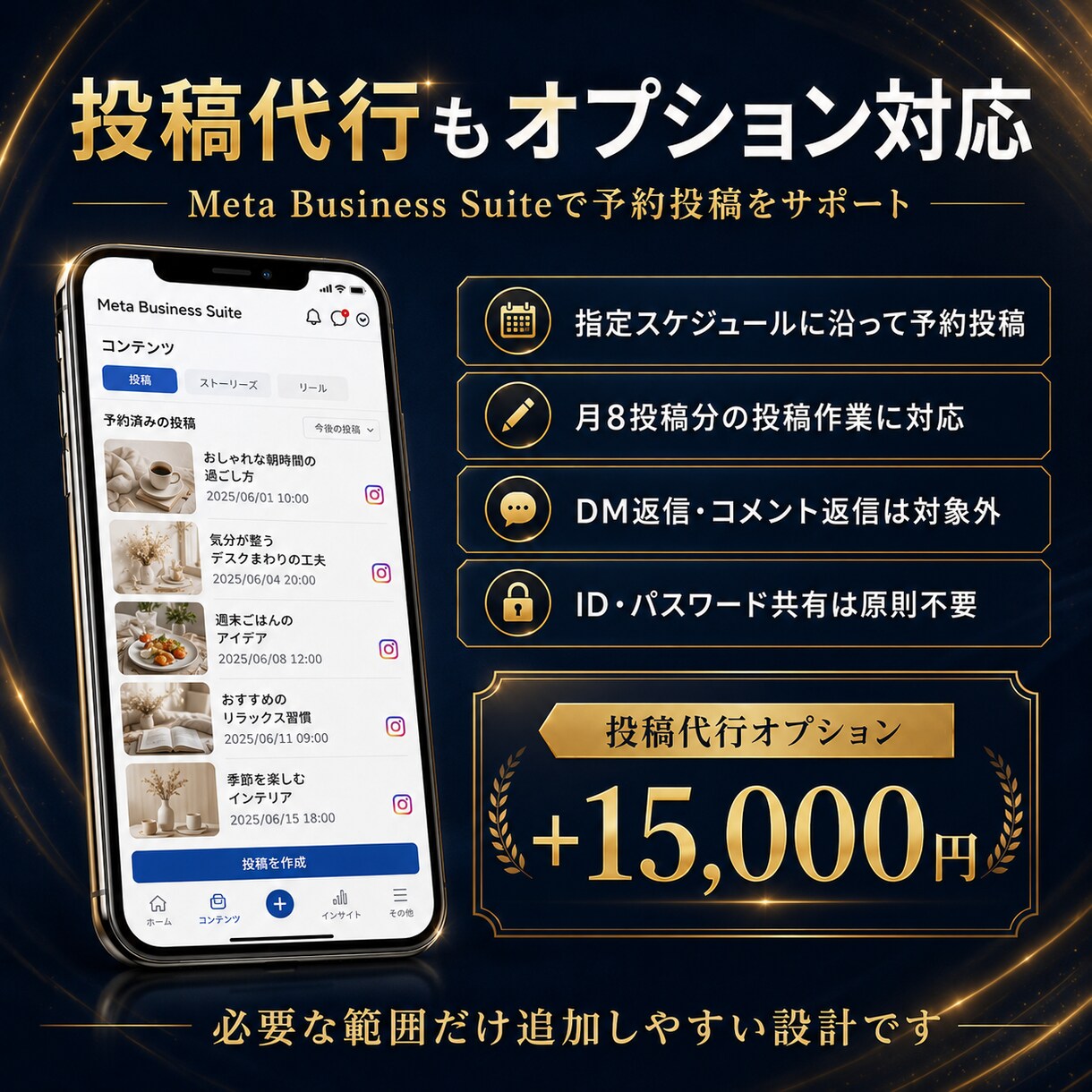 インスタ運用を1ヶ月代行します AI画像とSEO文章で投稿作成 イメージ8