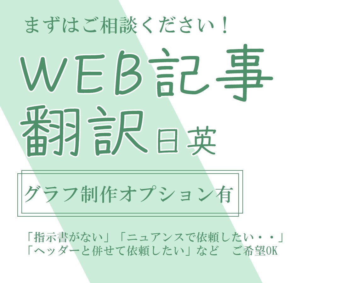 WEBライティング・翻訳します 体験談執筆や日本語↔︎英語の翻訳など イメージ1