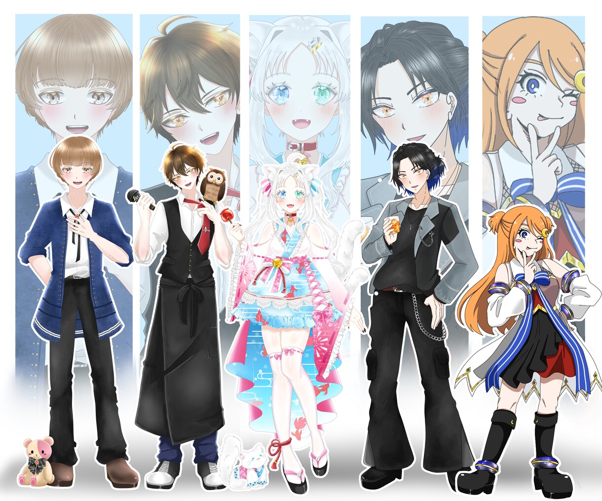 キャラクターデザイン描きます 商用利用料込み！IRIAMやTRPGで使えます！ イメージ4