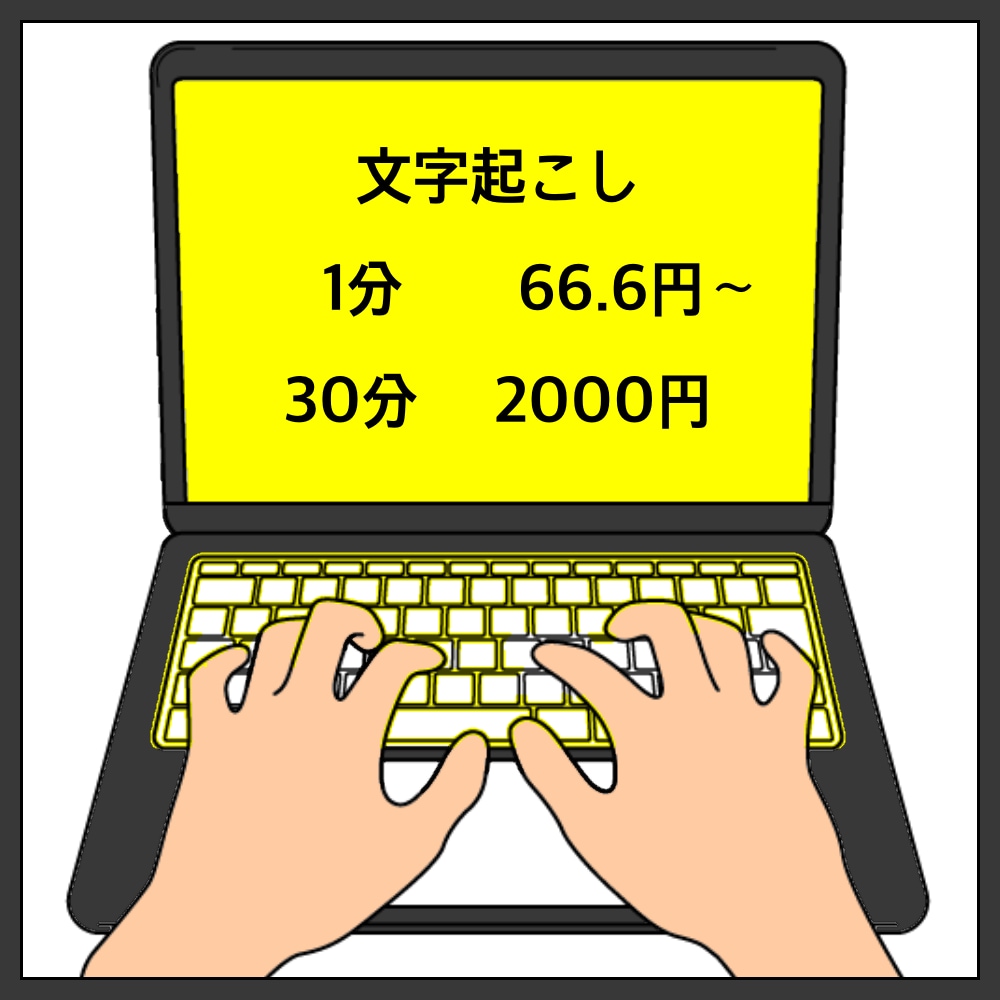 動画・音声のケバ取り、素起こし承ります 初心者のため、1分30円から承ります！ イメージ1