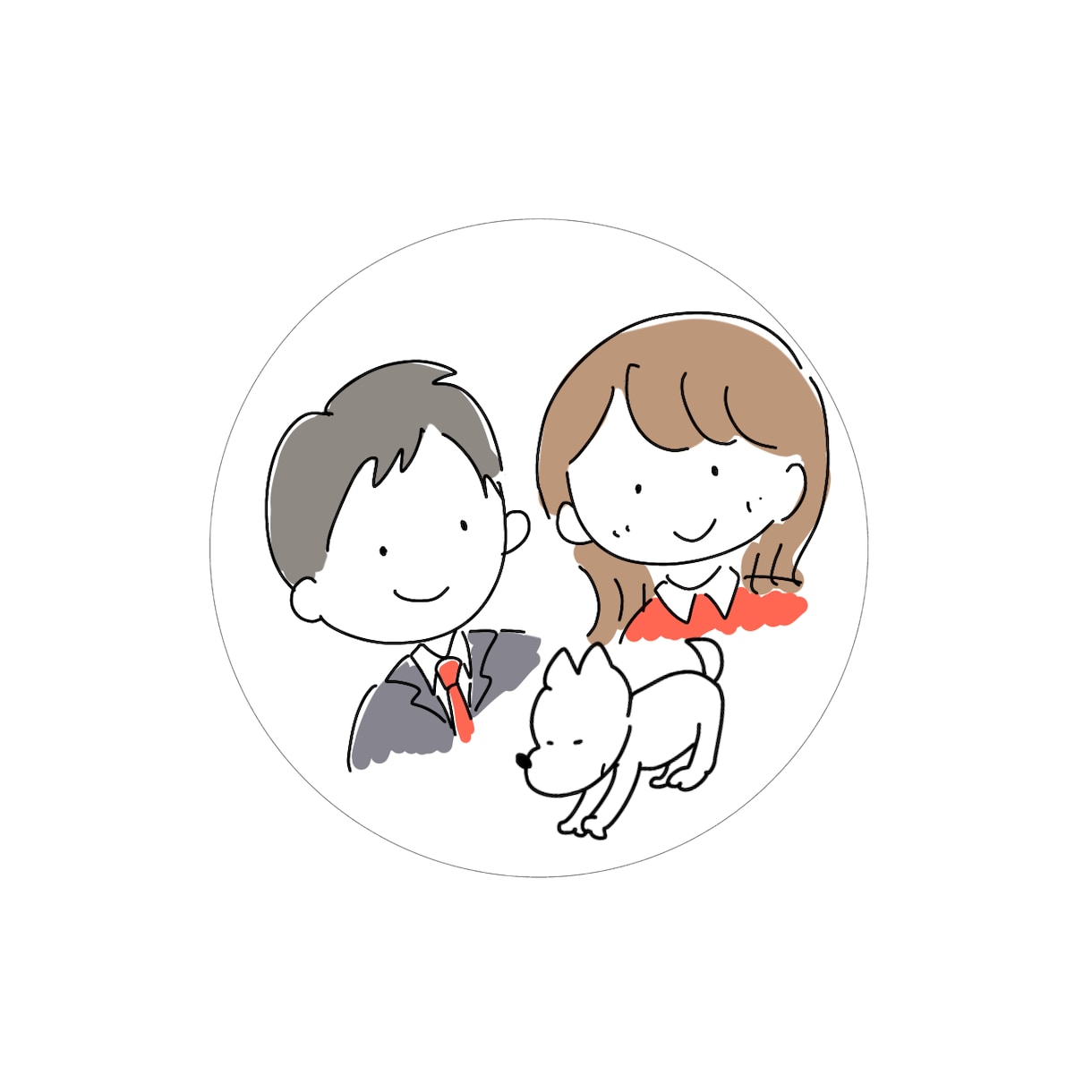商用OK！ゆるかわいい似顔絵・挿絵イラスト描きます アイコン、ブログや本の挿し絵にも！ イメージ4