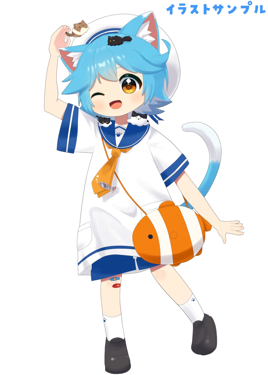 Vtuberモデル＋スターターセット制作します Live2D、イラスト、ロゴ、ちびキャラをセットで制作！ イメージ4