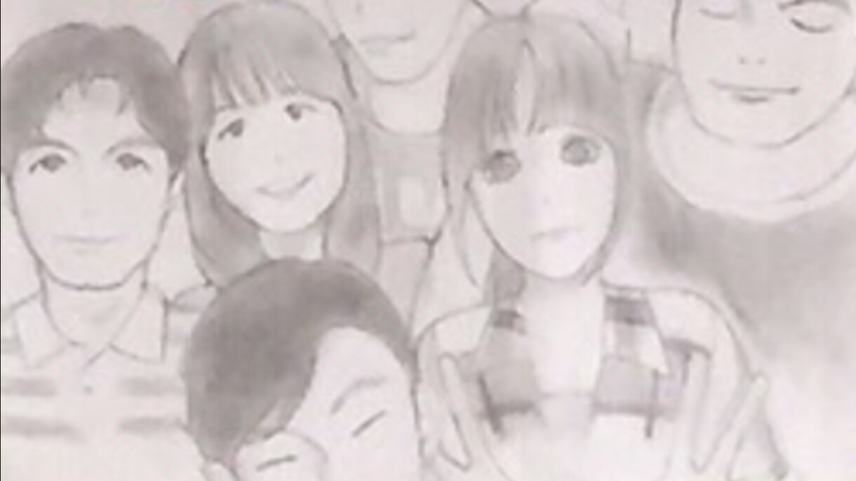 写真を元に似顔絵を描かせて頂きます。 イメージ1