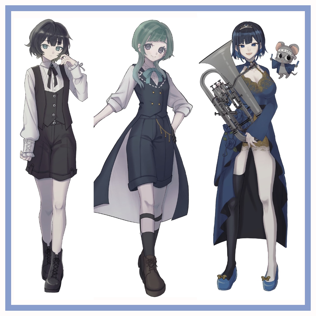 透明感のある立ち絵制作します 【Vtuber・IRIAM・配信者・TRPG向け】 イメージ8