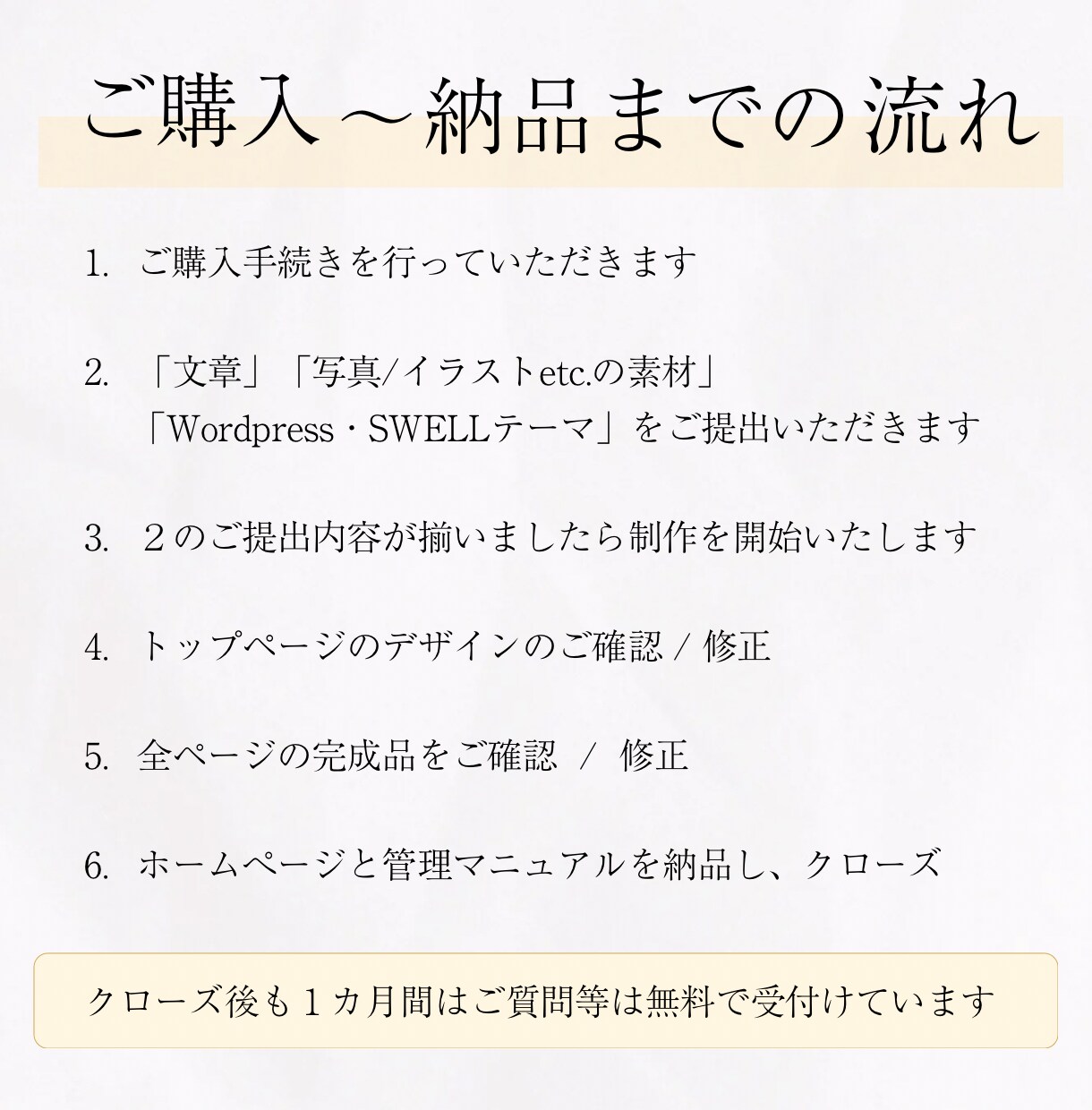 初めて作成する方向けにホームページを制作します 新規開業・新規オープンで、思いを集客につなげたい方へ イメージ3