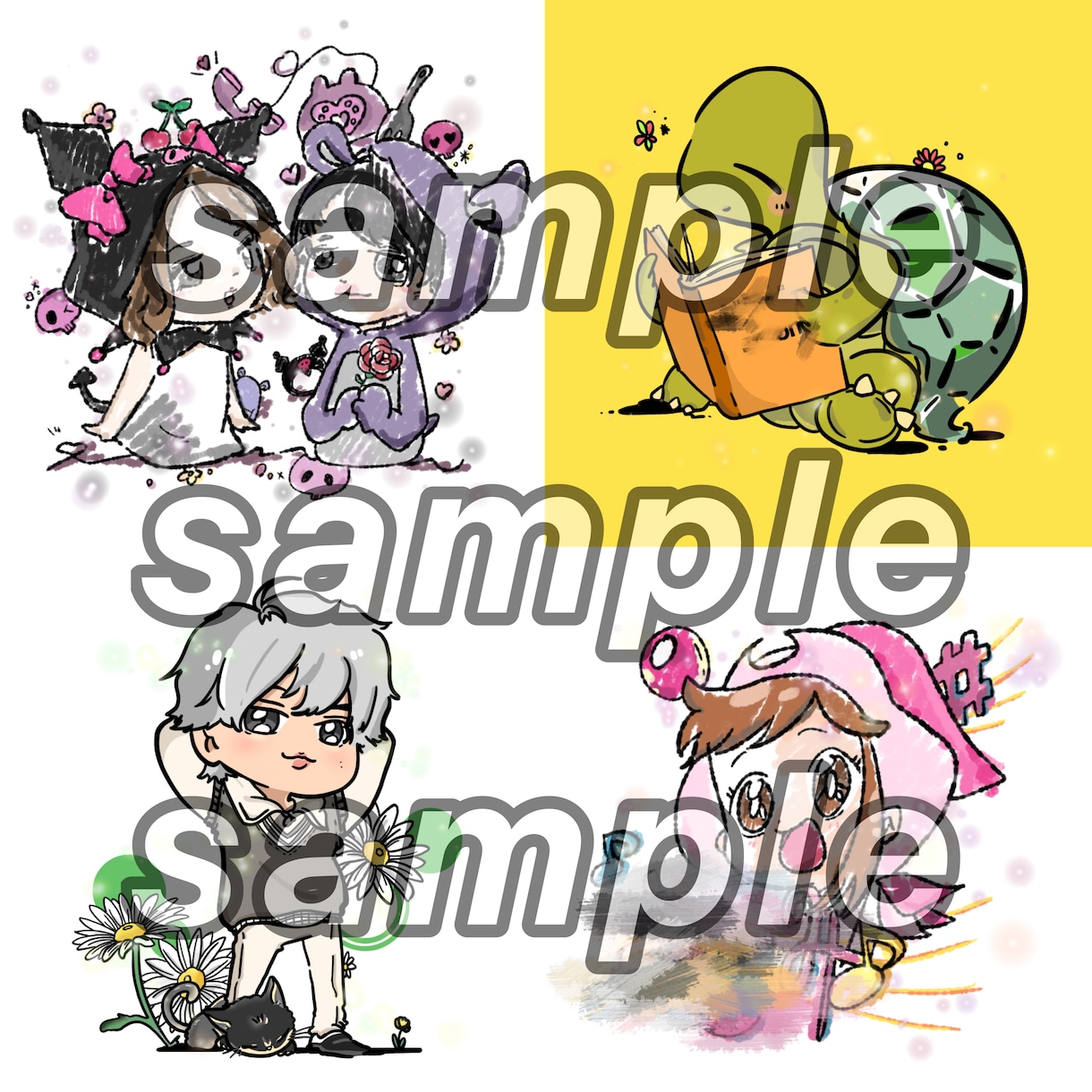 アイコン作成、イラスト作成承ります ✳︎キャラクターを元にしたオリジナルのイラストが得意です！ イメージ5