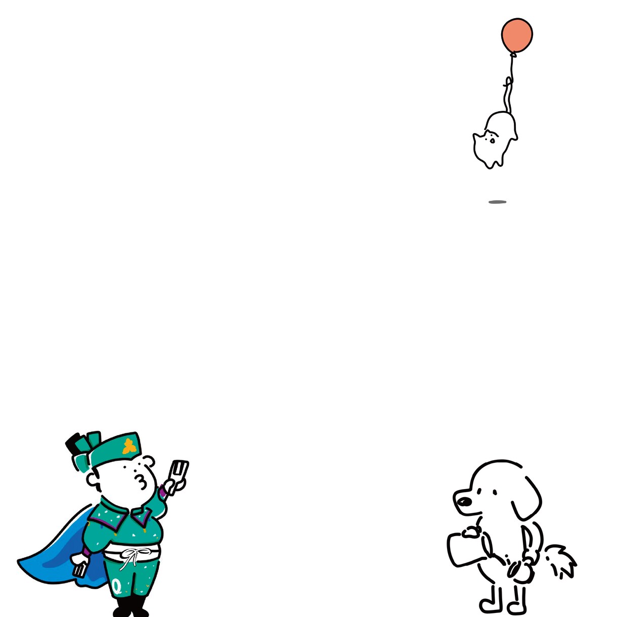 シュールで可愛い癖になるイラスト制作します ゆるゆるかわいいを描きます！商用利用可！ イメージ3