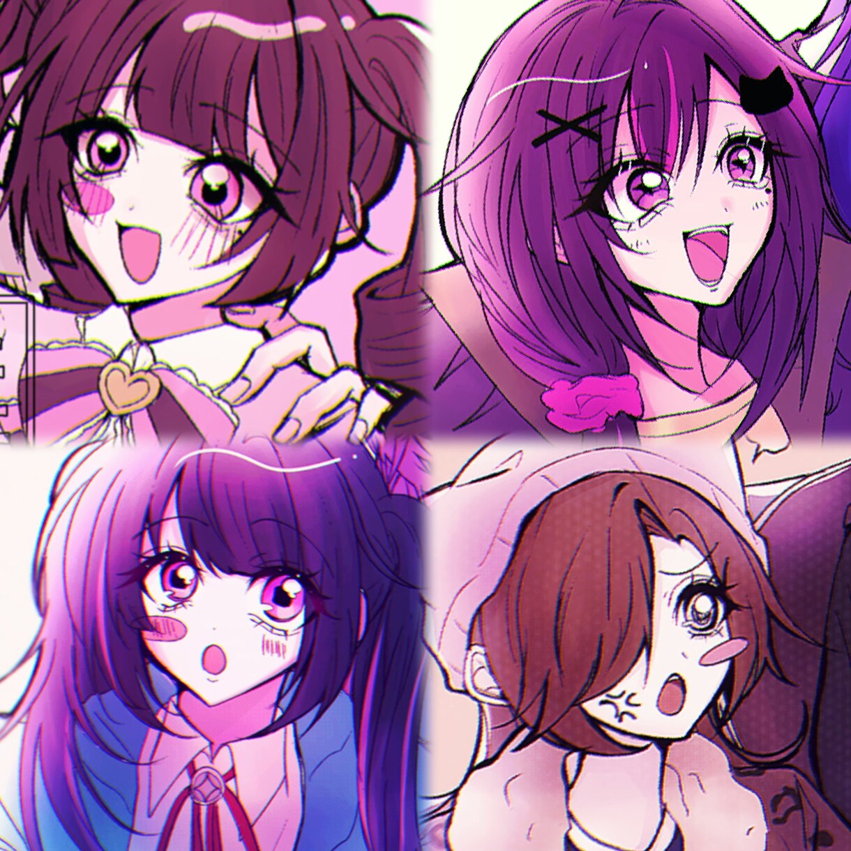 夢絵、コテ同、創作カプ描きます ポップで可愛い絵を描くのが得意です♡ イメージ1
