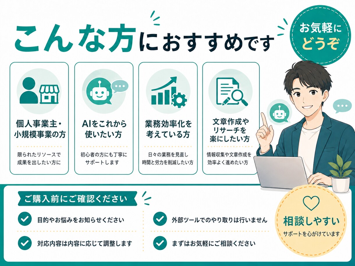 ChatGPTで文章作成を代行します メール・SNS・ブログなど幅広く対応します イメージ4