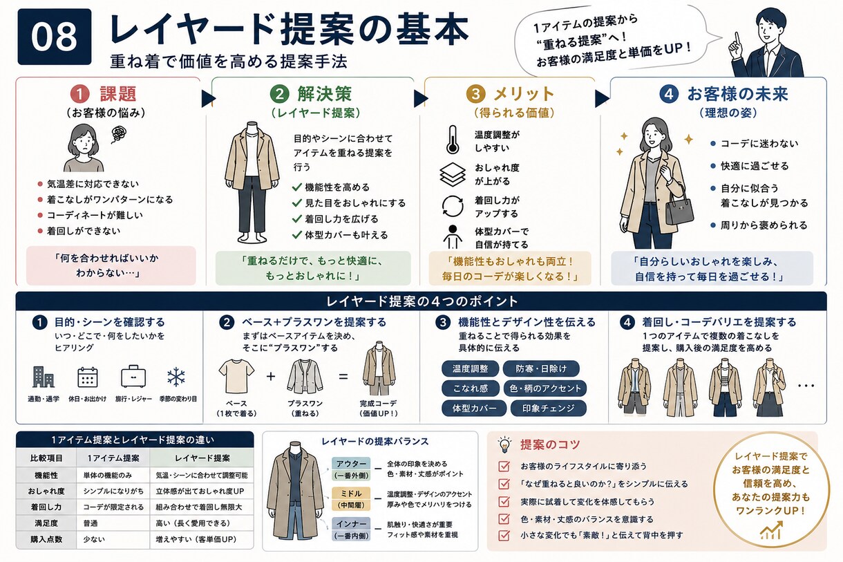 現役店長が「売れる接客」を図解資料にします 販売歴20年の現場ノウハウを図解化します イメージ5