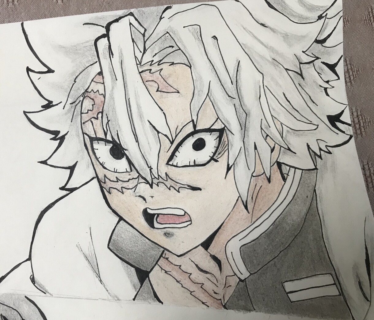 色紙にてご希望のキャラクターを描きます 色鉛筆画で柔らかいタッチに仕上げます イメージ3