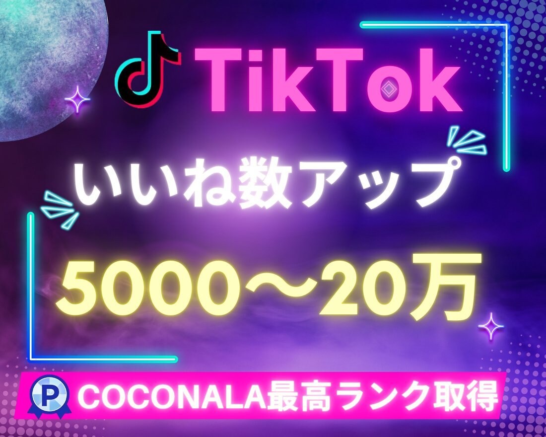 TikTokのいいねと再生数を増加します TikTokいいね＋再生数増加！アカウント強化にオススメ！ イメージ1