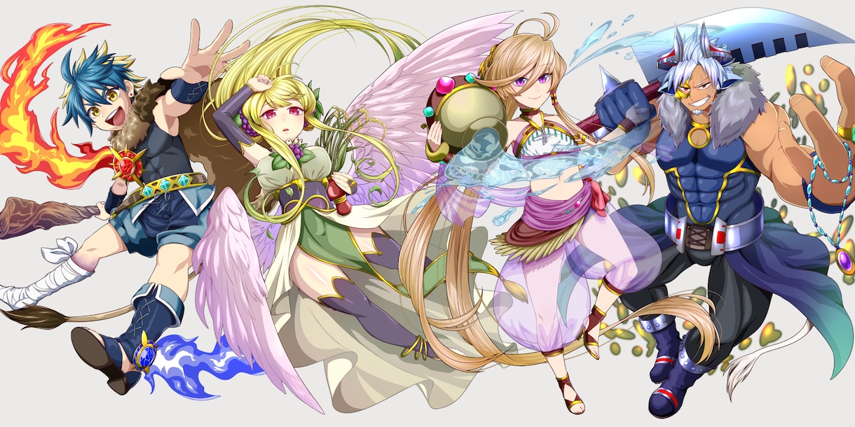 ゲーム、TRPG用立ち絵作成します 自分のアバターとしてもご利用いただけます イメージ1