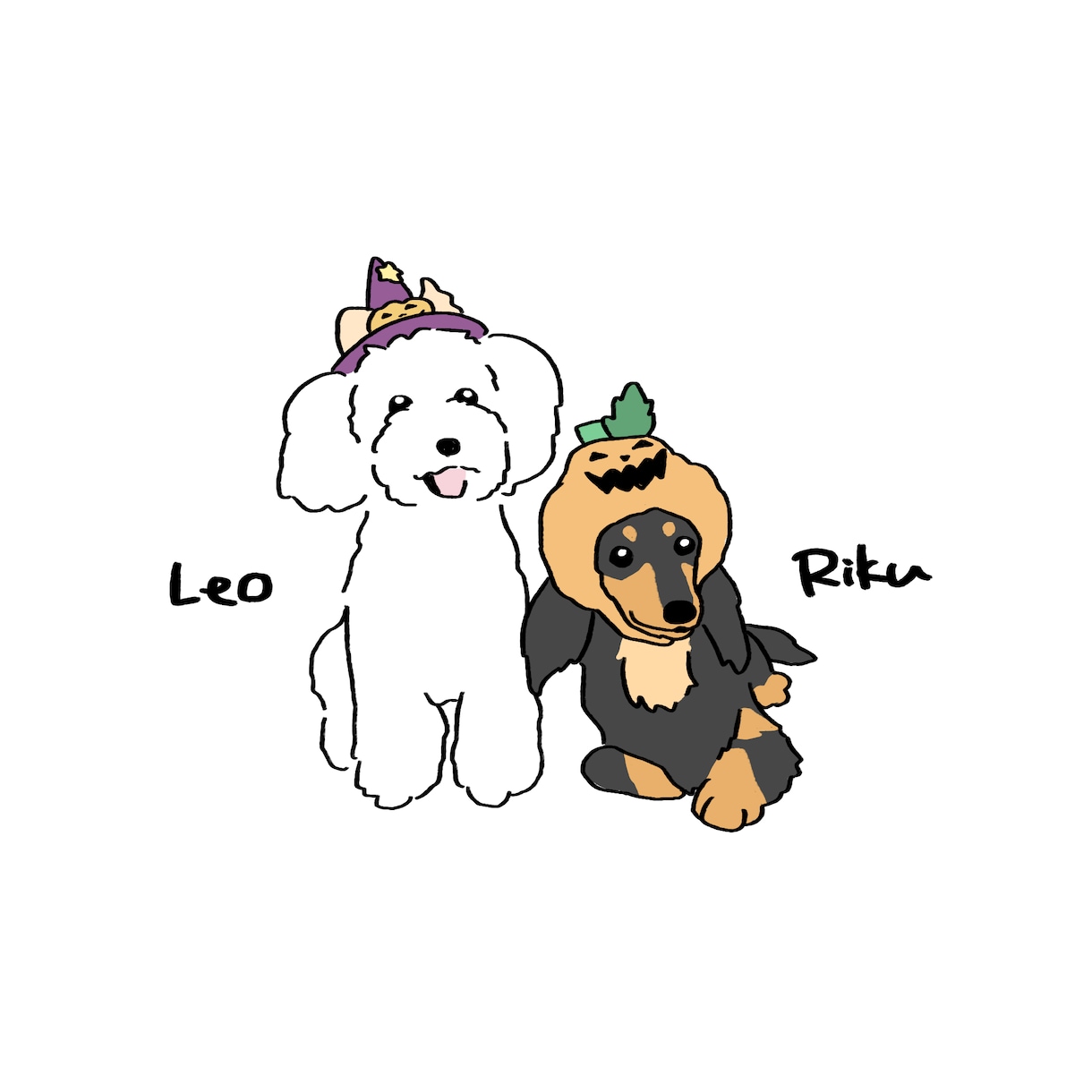 愛犬のかわいい瞬間描きます ゆるいテイストでかわいく描きます^_^ イメージ2