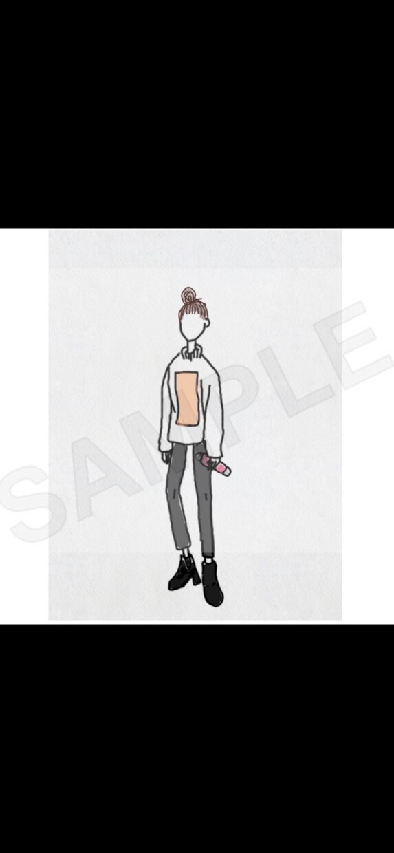 商用可 あなたの好みのファッションの絵を描きます このStyleが好きで絵にしたい！写真をもとにお書きします！ イメージ2