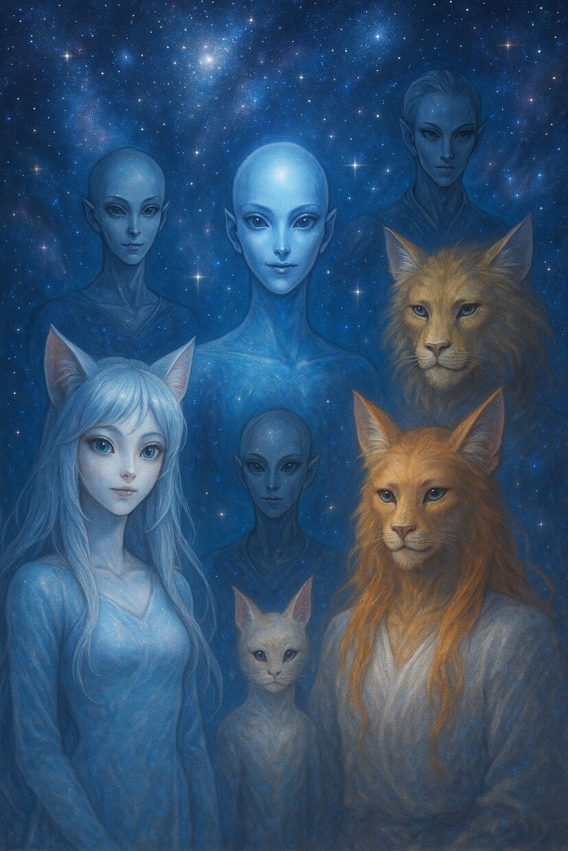チャネリングしてイラストを描き必要な言葉届けます イラストと共に特性や人生をどう過ごせば幸せか言葉を届けます。 イメージ8