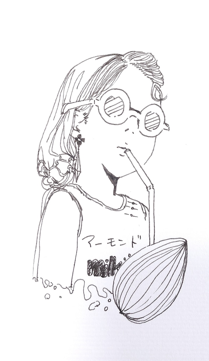 手描き感のあるペン画・線画イラストを制作しますます 人物・小物・風景を繊細な線で描きます イメージ4