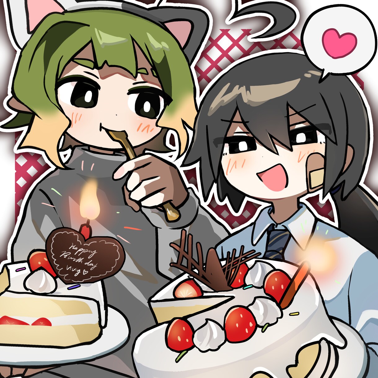 かわいいデフォルメ（SD）イラスト描きます 彩度が高い色使いでデフォルメを書きます！ イメージ1