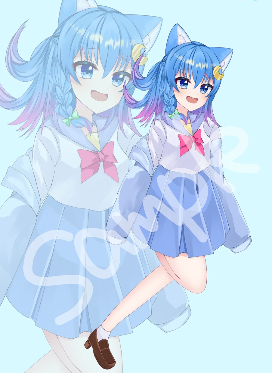 商用利用可能 IRIAM等に使える！立ち絵描きます 等身サイズの立ち絵をお描きします。 イメージ4