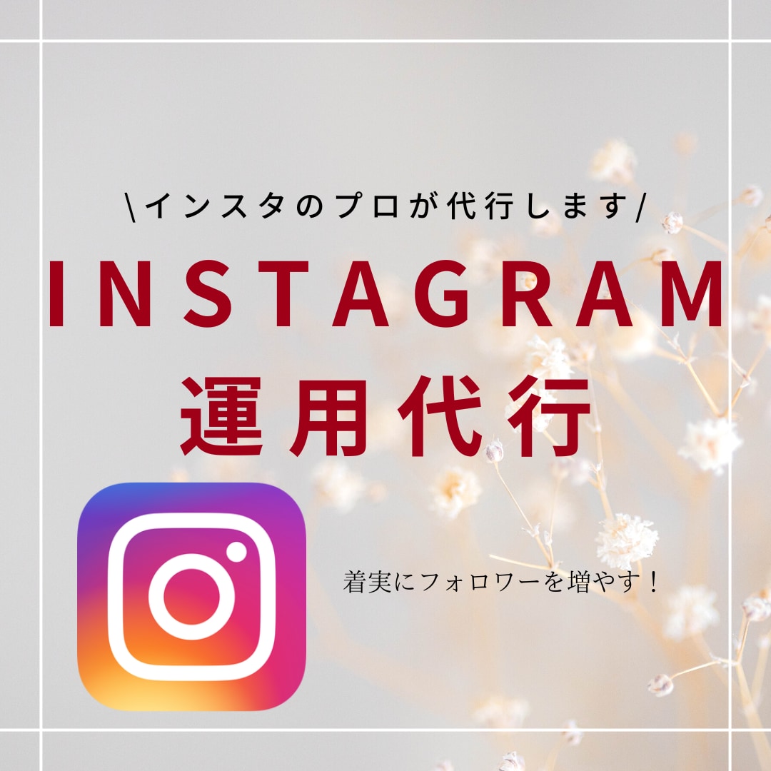 インスタのプロがSNS運用代行をします SNS・GBP　月35件の運用実績あり！ イメージ1