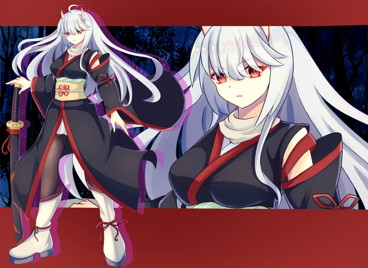 商用利用可～美少女イラスト描きます アイコン～立ち絵、1枚絵まで用途に合わせて作成します イメージ1