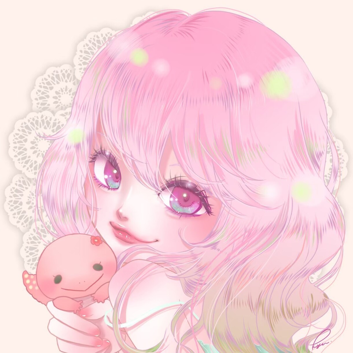 商用◎SNS等のアイコン、背景のイラスト描きます オリジナルキャラのアイコンでSNSを楽しく活用しませんか☆ イメージ4