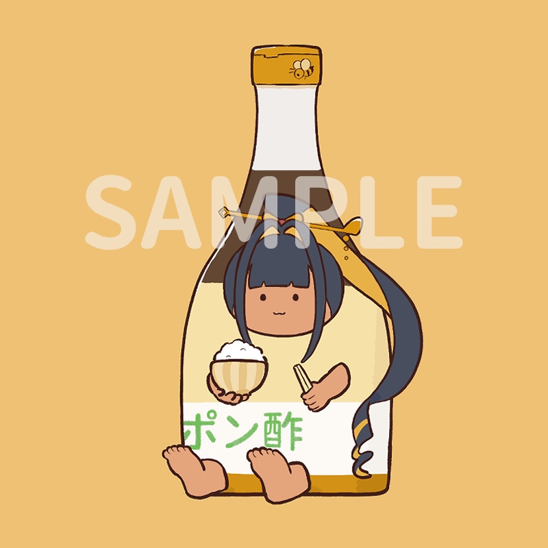 おすわり着ぐるみミニキャラお描きします 配信・ブログ・SNSアイコンに｜商用利用OK イメージ6