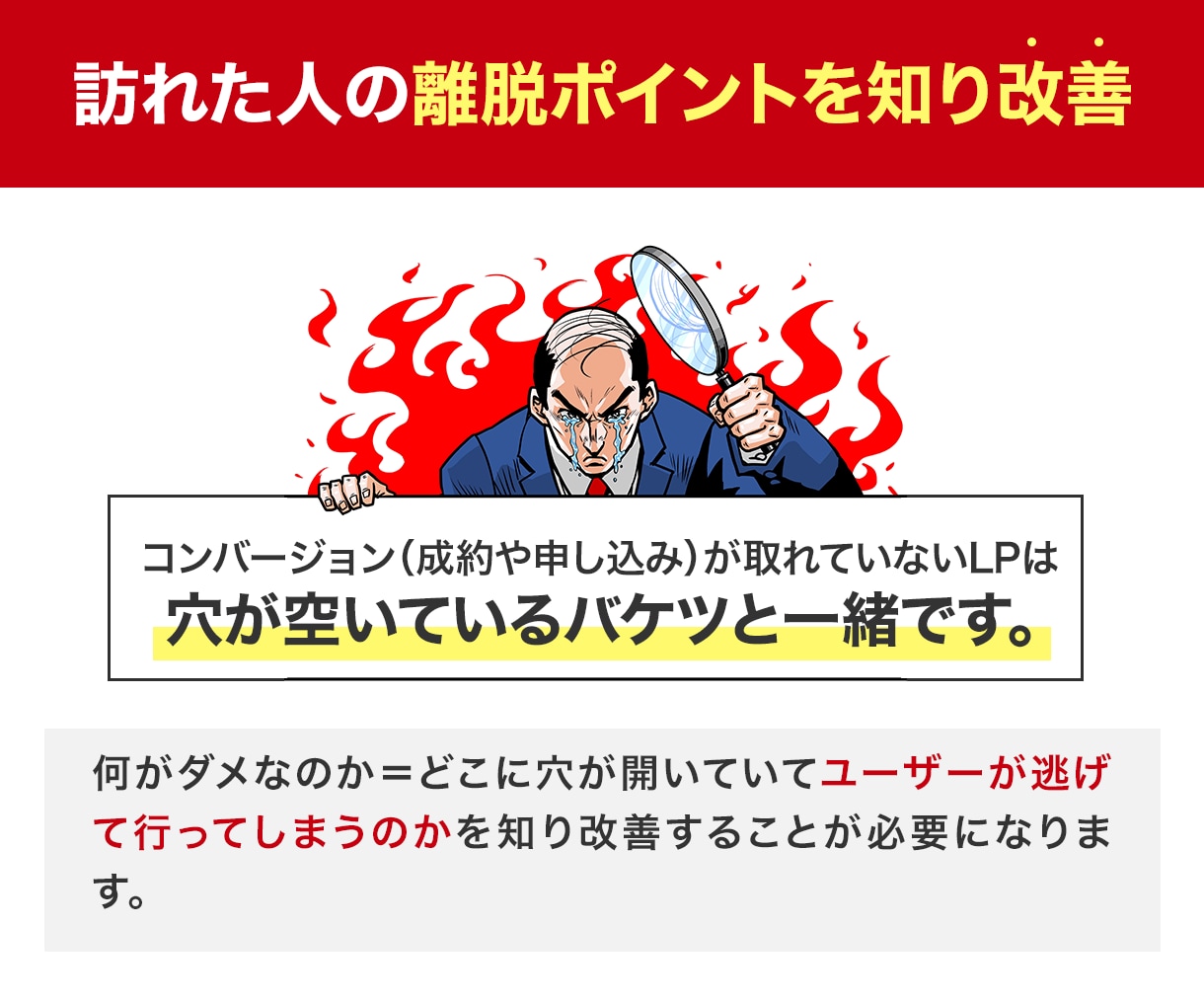 LP改修×ヒートマップ解析で売上改善します 制作から分析改善まで一貫してLP職人にお任せください！ イメージ4