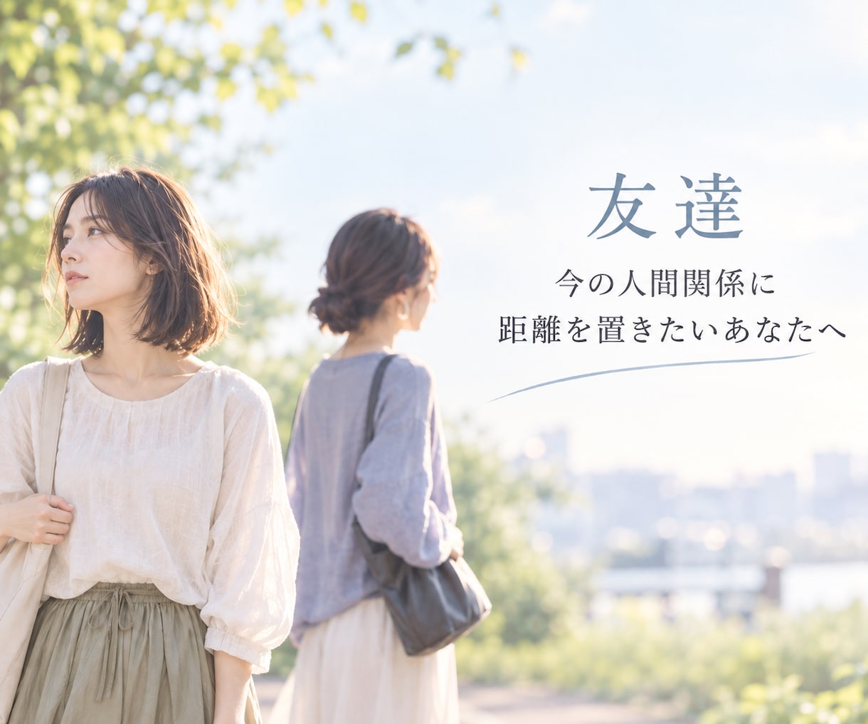 友達との関係に悩んでいる方のお話を聞きます 友達、友人関係、苦手な友達、愚痴、距離を置きたい イメージ1