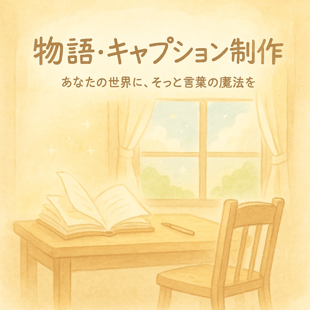 あなたの世界に物語を添えます 優しく広がる言葉のストーリーを イメージ1