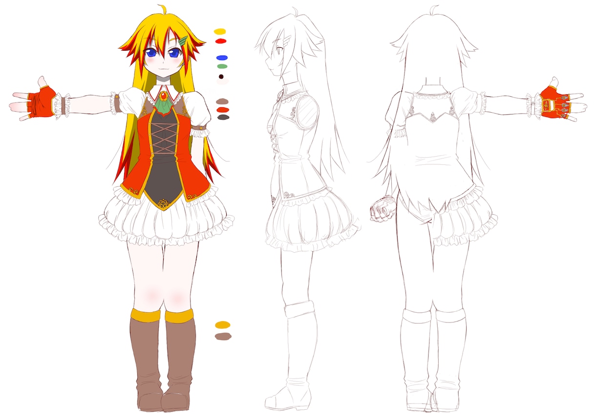 キャラクターデザインお届けします 文字は書けるがキャラ絵が描けん、助けてド〇えもん！ イメージ1
