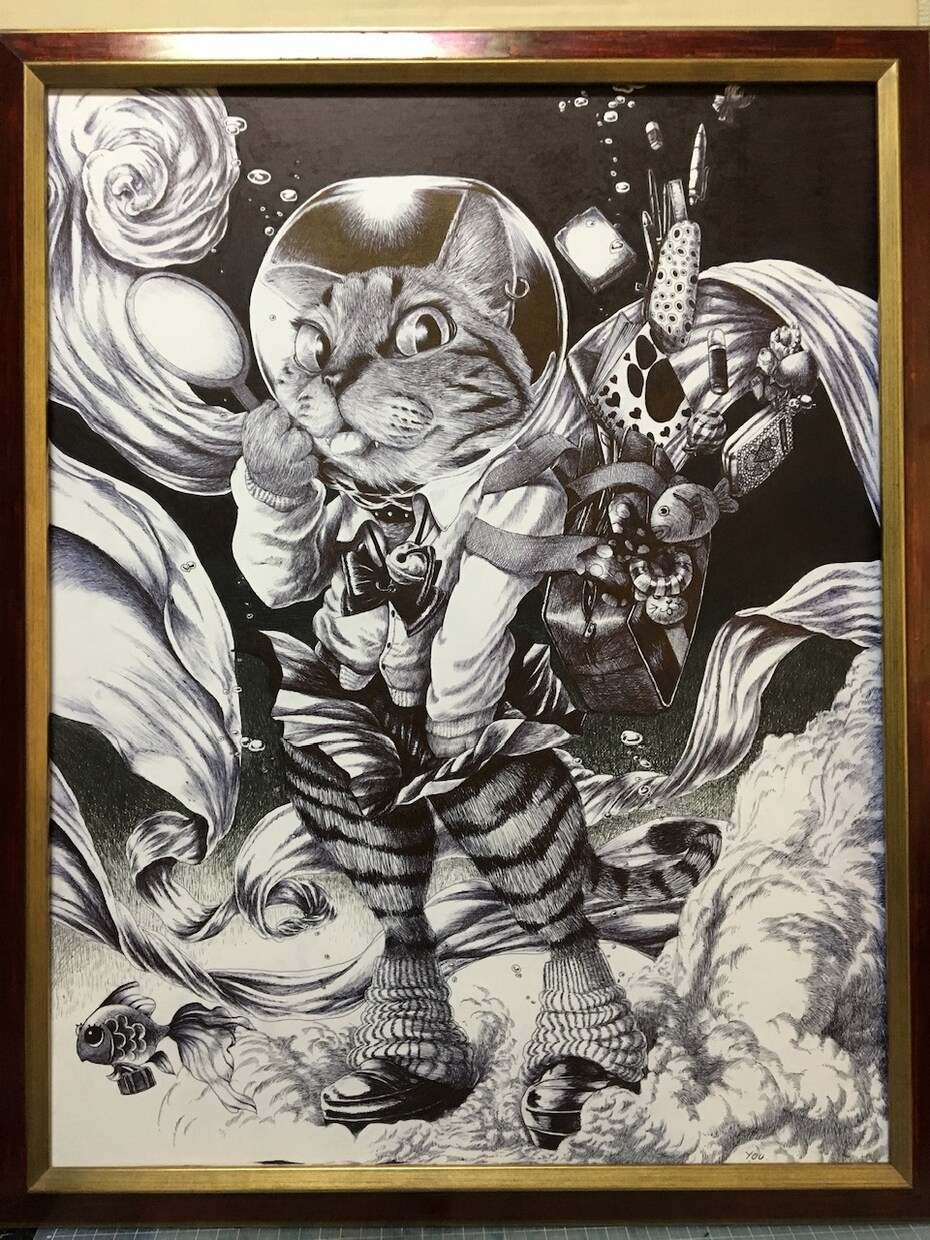 猫さんの似顔絵描いちゃいます あなたの猫さんへ愛を込めたプレゼントをご用意 イメージ5