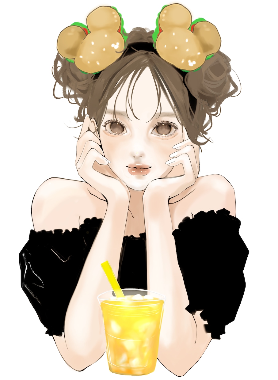リアルな透明感のある可愛い女の子のイラスト描きます リアルな絵柄でお顔が大天才な可愛い女の子を描きます イメージ2