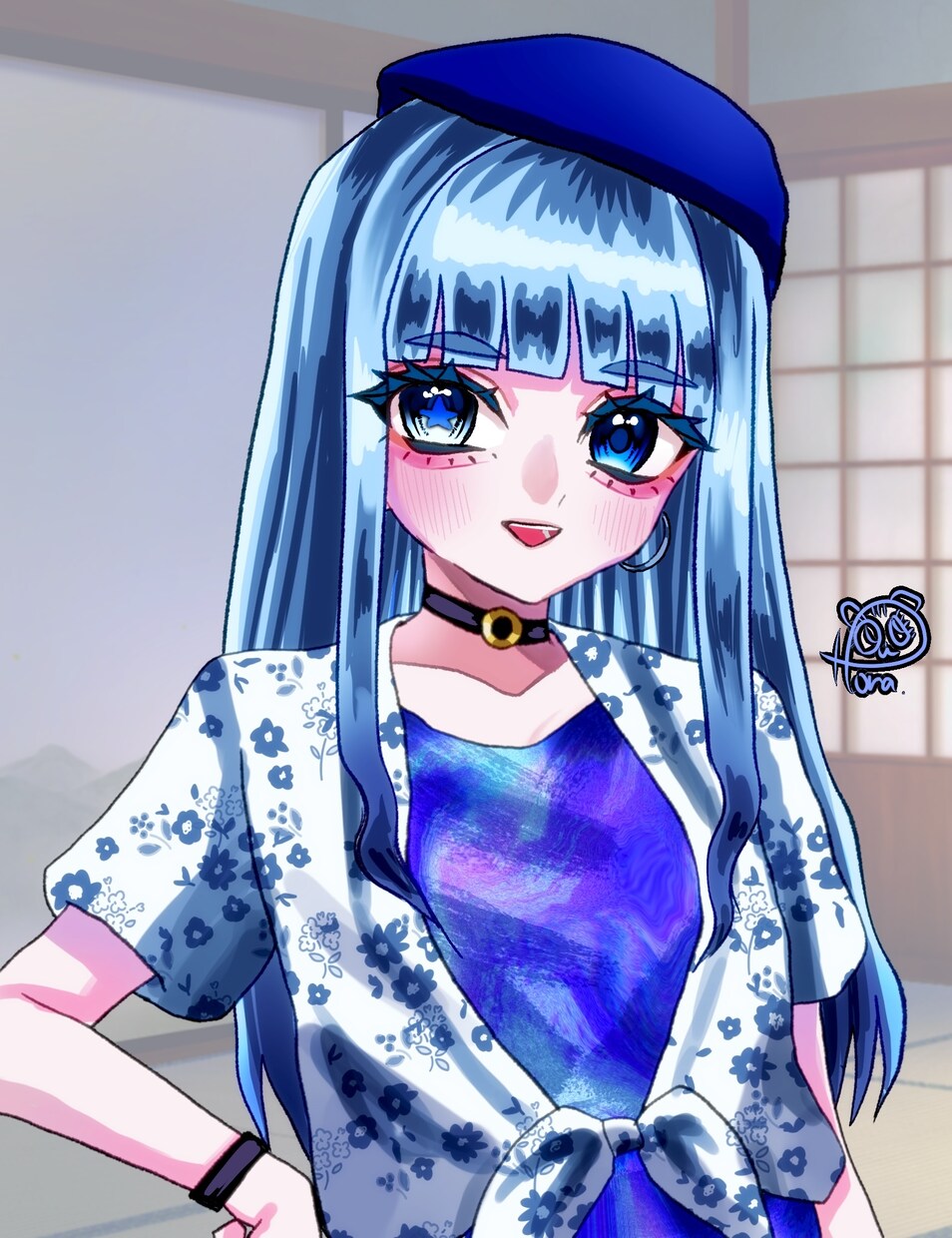 SNSアイコン・1枚絵描きます 可愛くて華やかなイラストを制作いたします！ イメージ6