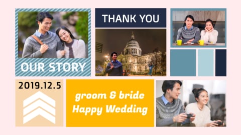 ポップな結婚式プロフィールムービー制作します 受注実績100件以上！他にはないポップでおしゃれな演出 イメージ6