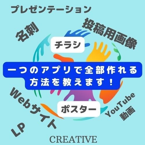 広告からWEBサイトまでパッと作れる方法を教えます すでに使っている人でも知らない魅力的な機能の最新情報を教える イメージ1