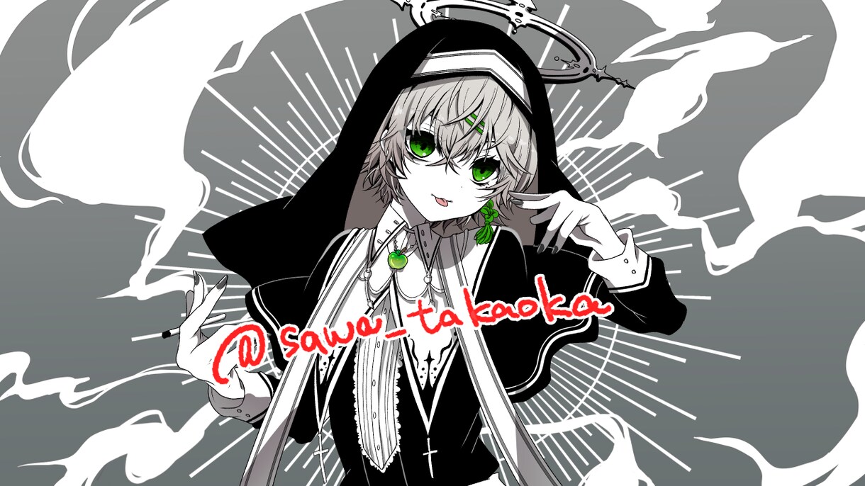 アニメ塗りイラスト描きます 動画vtuber、歌ってみた、MVPV、グッズ、TRPGなど イメージ4