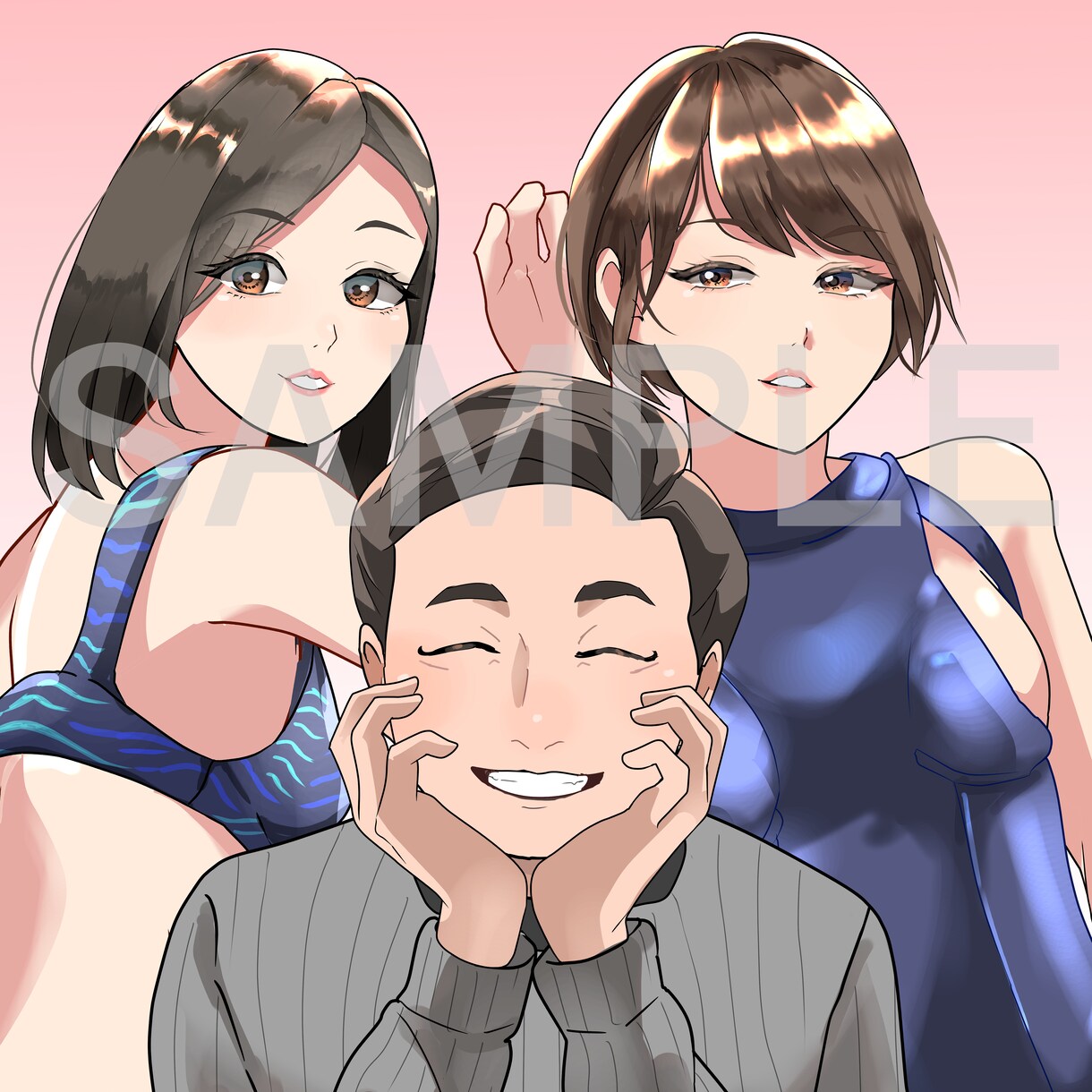 美麗な似顔絵,キャラクターイラスト描きます 推しや大事な人の記念日、プレゼントに最適！ イメージ5