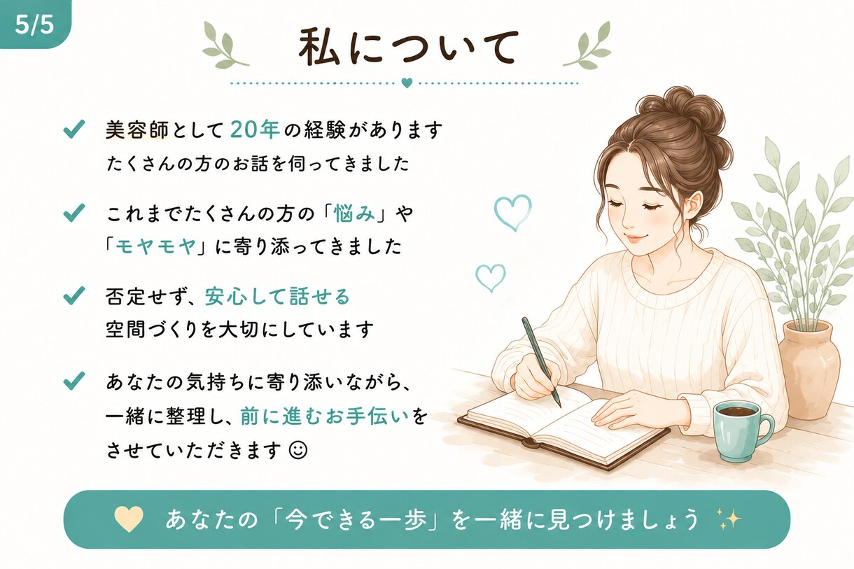 モヤモヤした気持ち整理します 人間関係のモヤモヤ、一緒に整理します イメージ5