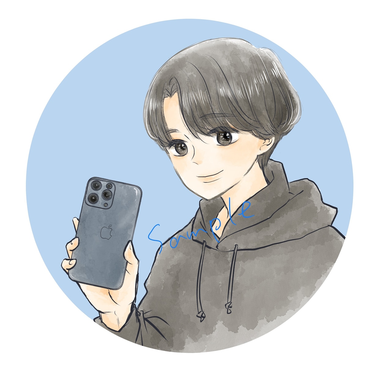 少女漫画風ゆるふわ似顔絵描きます お祝い•似顔絵•プレゼント•SNSアイコンなど◎商用可◎ イメージ6