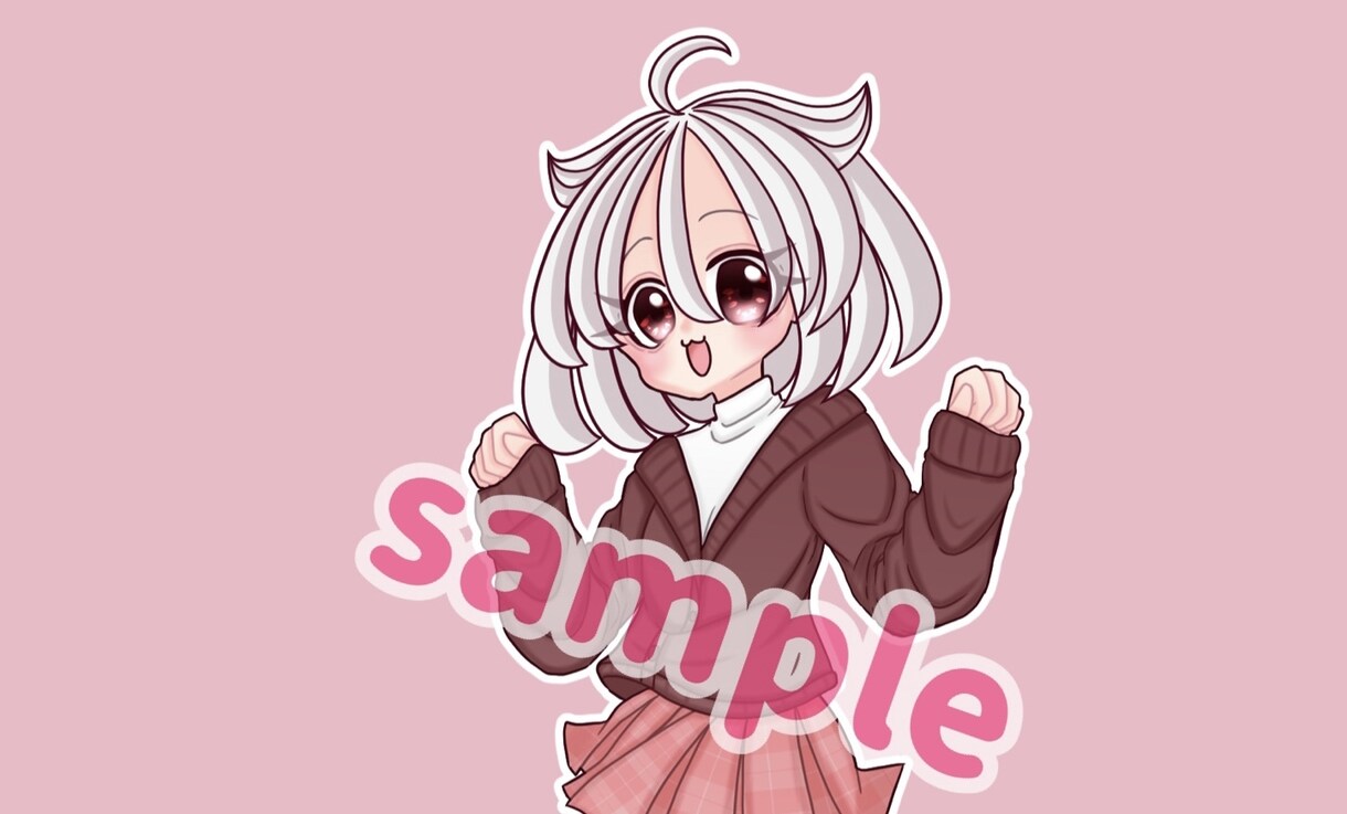 商用利用OK！立ち絵、SNSアイコン描きます お急ぎ最短3日から対応可能です！ イメージ2