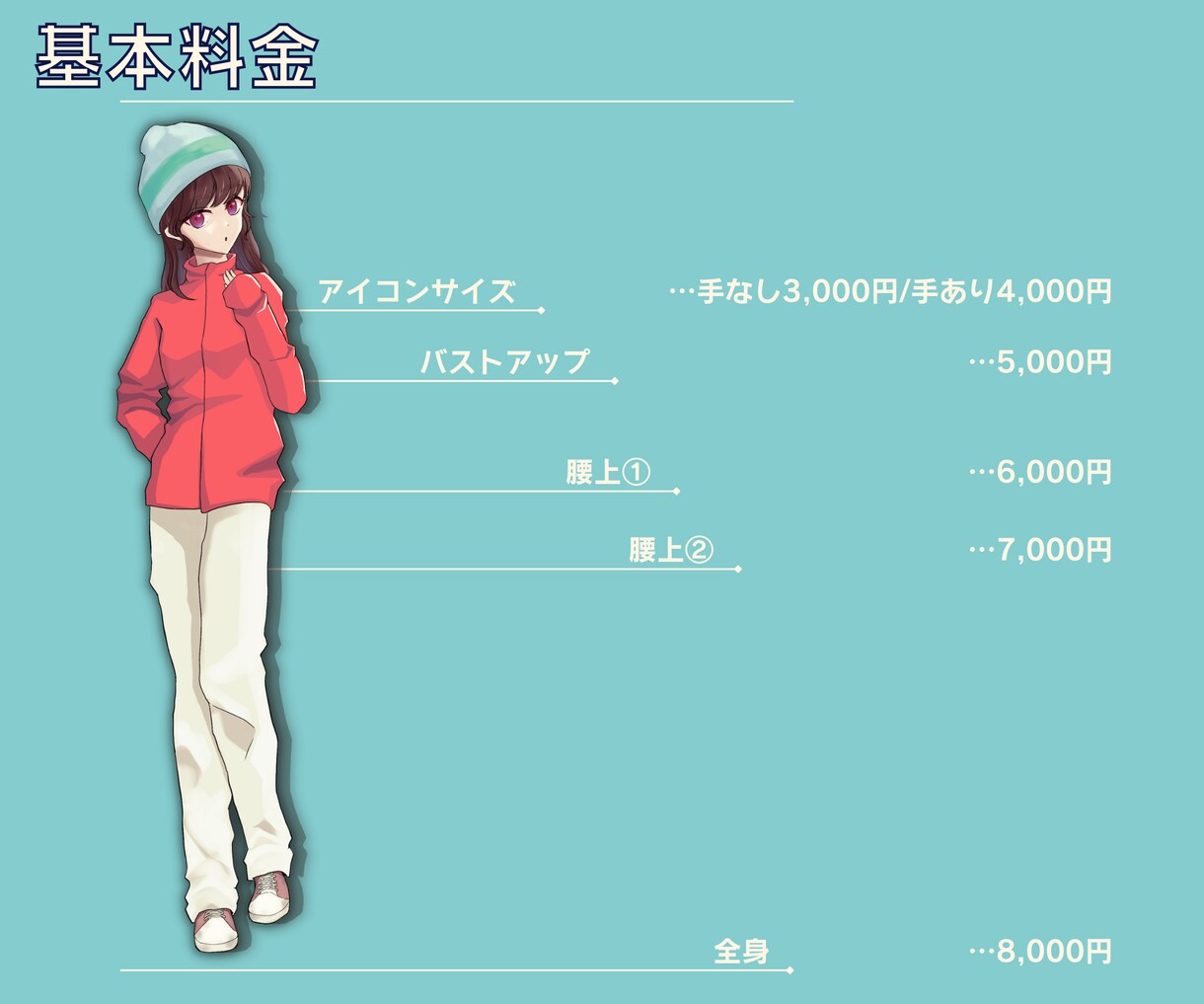 アイコンやサムネ、立ち絵に使えるイラスト制作します SNSアイコンや配信、TRPG等に使えるイラスト/立ち絵に♪ イメージ3