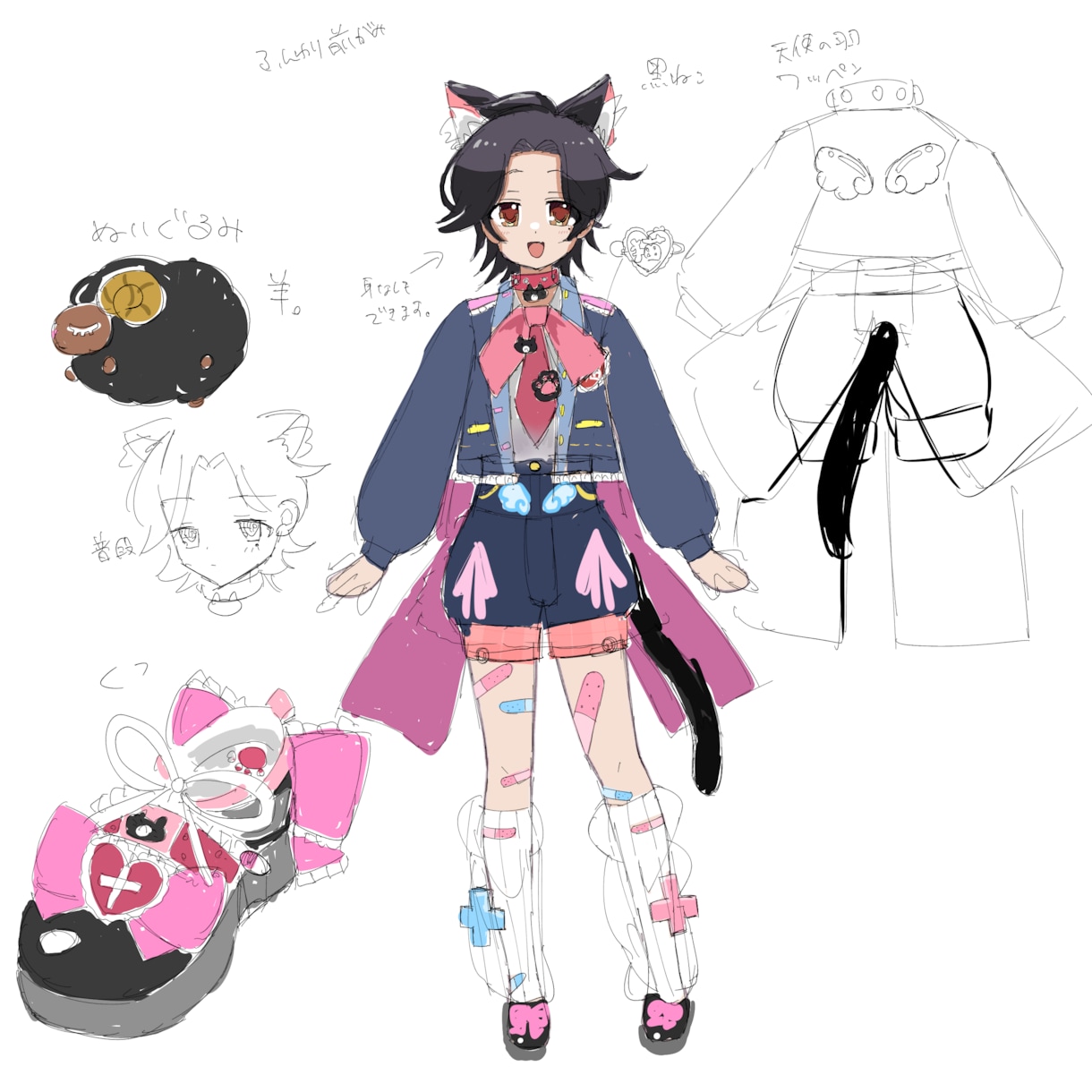 Vtuber用オールインワンパッケージお作りします 配信に必要なもの一括製作！Live2dモデリング・イラスト イメージ2