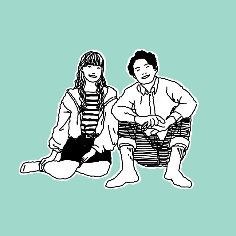 カップル、ご夫婦のおしゃれなイラストお描きします 友達や恋人へのプレゼントに最適！額に入れたプレゼントも可◎ イメージ2