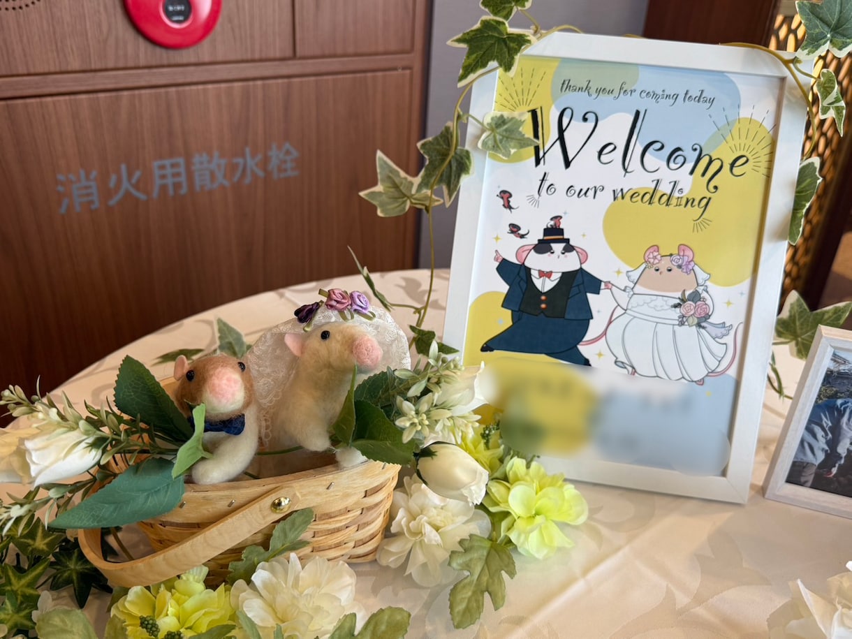 お試し価格）動物をモデルにウェルカムボード描きます 特別価格（5名まで）実績確保のためお値引き中！ イメージ2